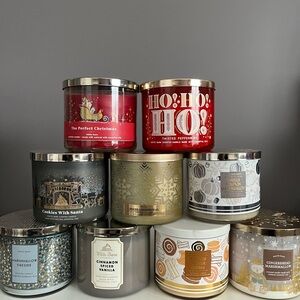 Bath & Body Works Scented Candle Collection - Perfect for Fall and Winter